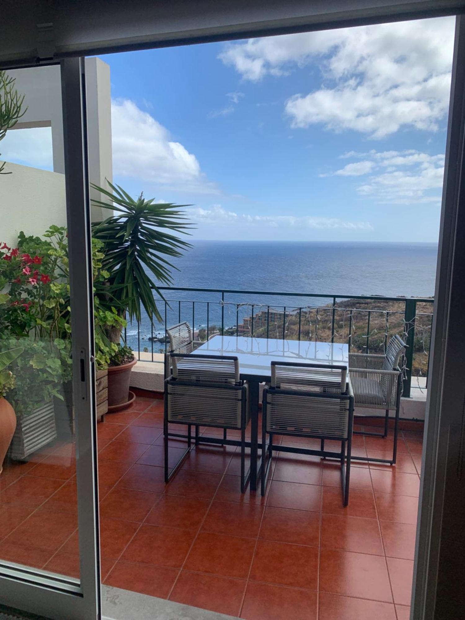 Ferienwohnung Oceanview Penthouse Caniço Exterior foto